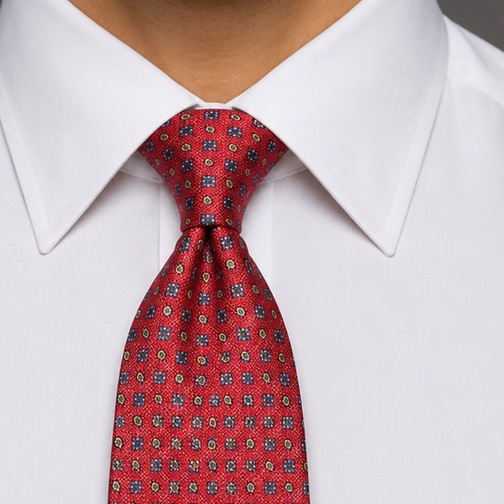 Soft Raspberry Kiton tie in Textured Silk